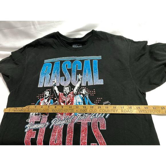 Rascal Flatts 2019 Tour T-Shirt Size L Black Band Tee Concert Dates Graphic - Picture 3 of 8